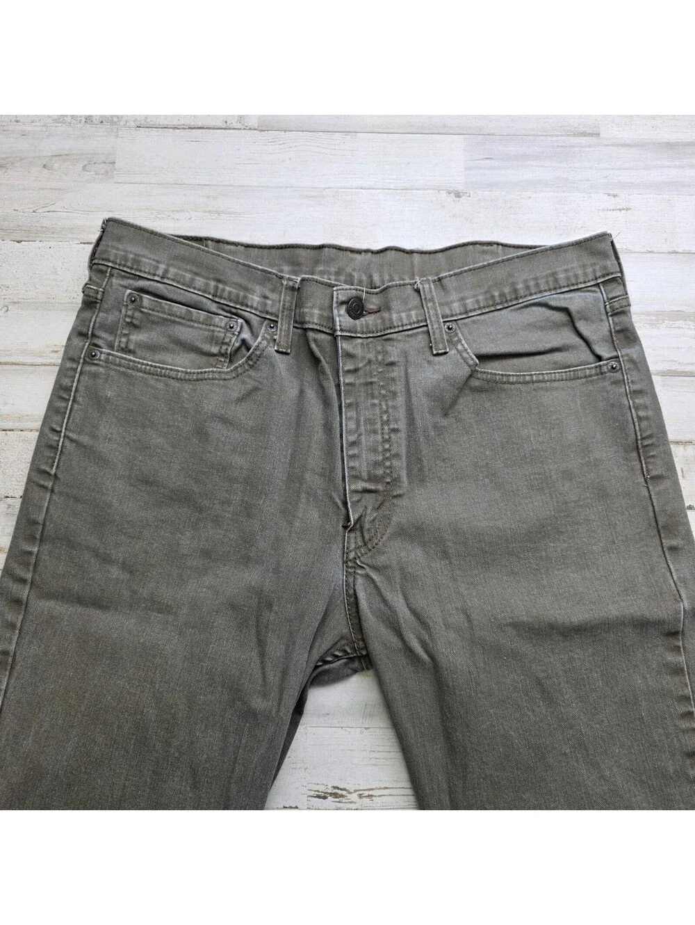 Levi's 511 Men's Jeans 38x34 Brown Denim Cotton Blend Stretch Comfort